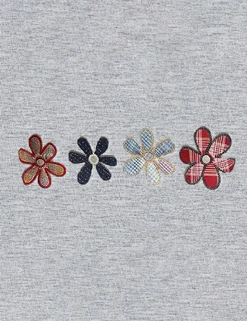 Tricou Shein Kids, gri