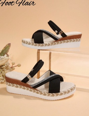 Sandale SHEIN, negru