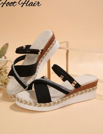 Sandale SHEIN, negru