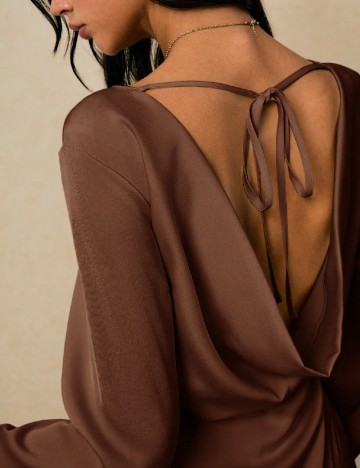 Rochie scurta SHEIN, maro