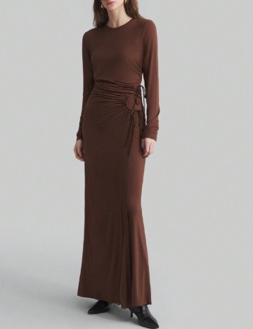 Rochie lunga SHEIN, maro