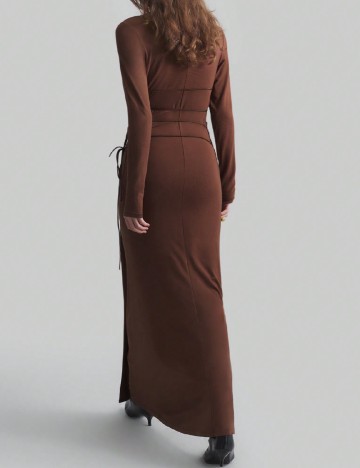 Rochie lunga SHEIN, maro