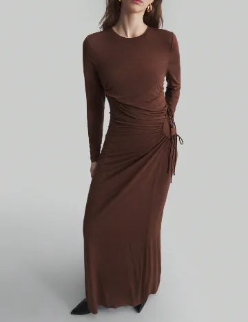 Rochie lunga SHEIN, maro