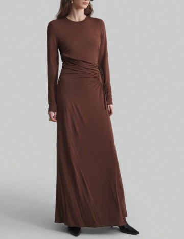 Rochie lunga SHEIN, maro