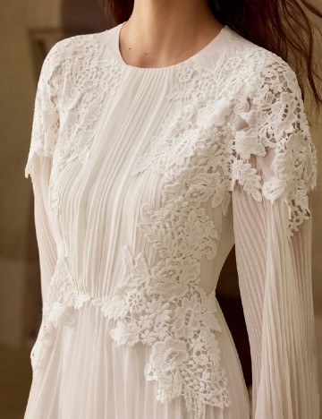 Rochie lunga MOTF, alb