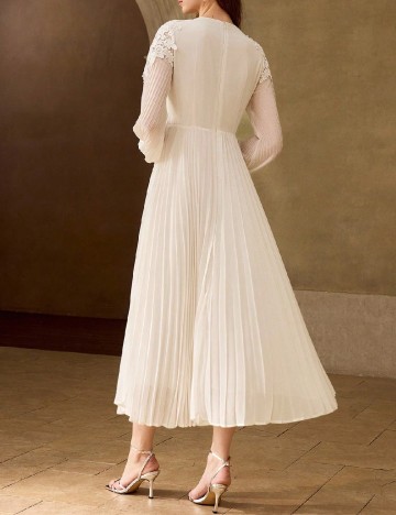 Rochie lunga MOTF, alb