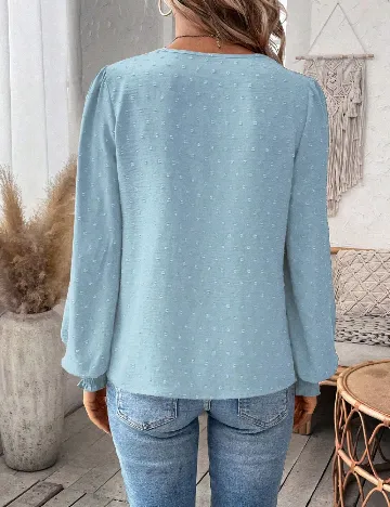Bluza SHEIN CURVE, albastru