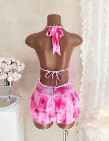 Costum de baie SHEIN, roz