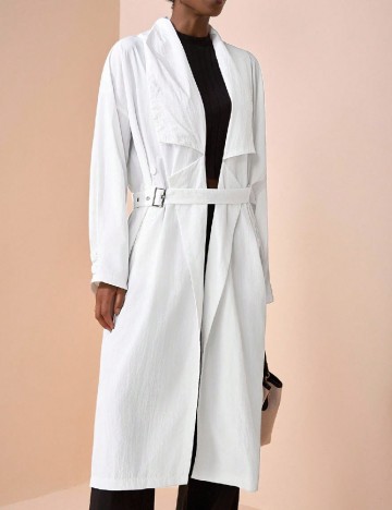 Trench SHEIN, alb
