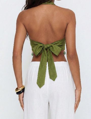 Top SHEIN, verde