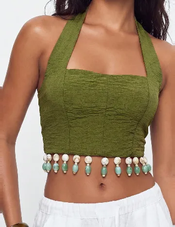 Top SHEIN, verde