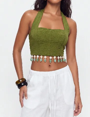 Top SHEIN, verde
