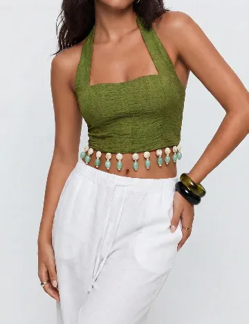 Top SHEIN, verde