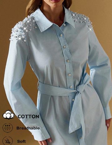 Rochie medie SHEIN, albastru