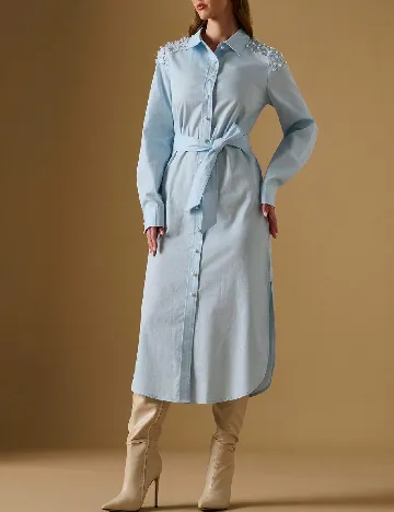 Rochie medie SHEIN, albastru