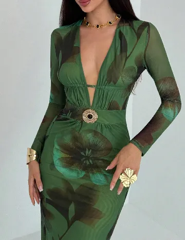 Rochie medie SHEIN, verde