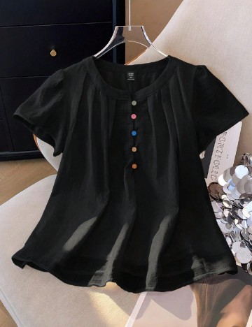 Bluza SHEIN CURVE, negru