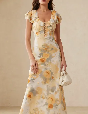 Rochie medie SHEIN, floral print
