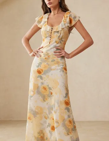 Rochie medie SHEIN, floral print