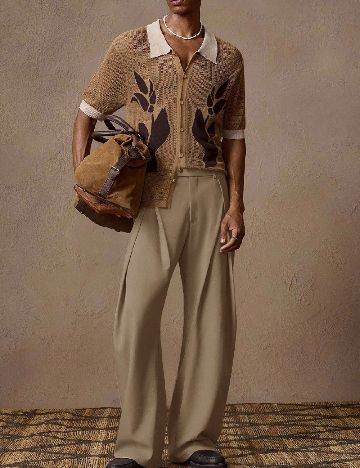 Pantaloni Anewsta, maro
