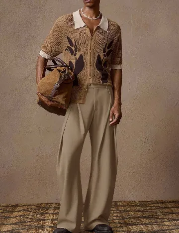 Pantaloni Anewsta, maro
