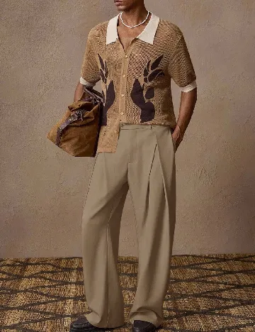Pantaloni Anewsta, maro