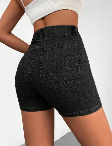 Pantaloni scurti SHEIN, negru
