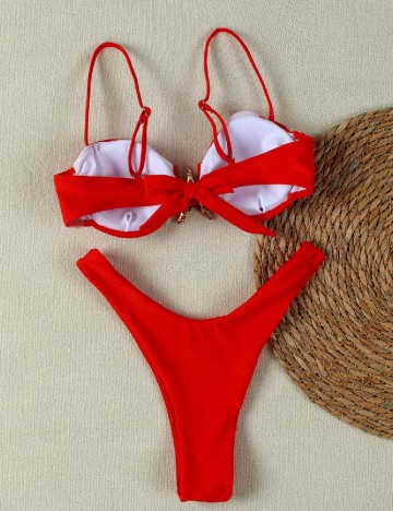 Costum de baie SHEIN, rosu
