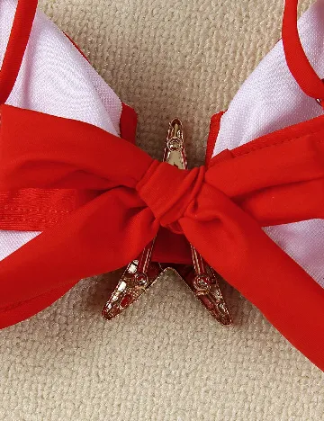 Costum de baie SHEIN, rosu