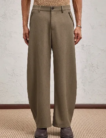 Pantaloni AKNOTIC, maro