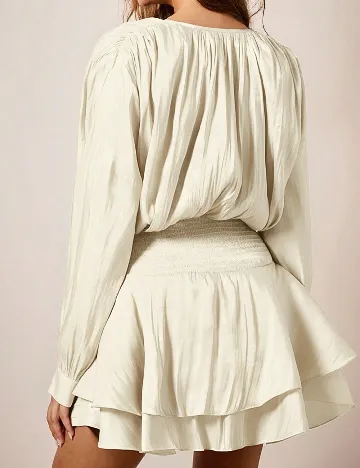 Rochie scurta Cosmina, crem