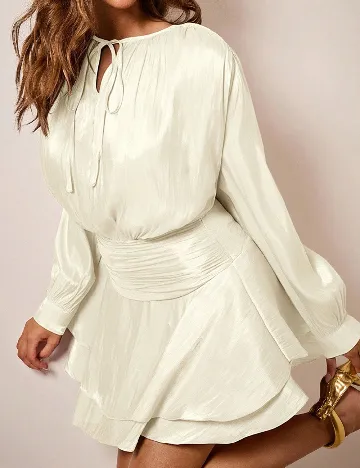 Rochie scurta Cosmina, crem