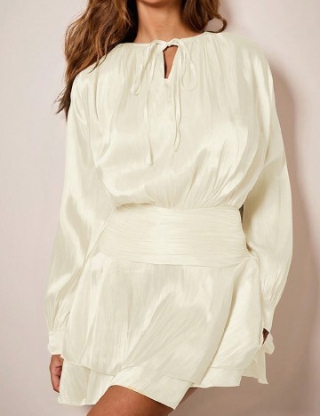 Rochie scurta Cosmina, crem