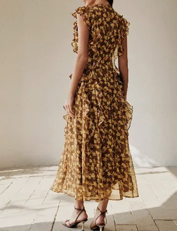 Rochie medie Anewsta, floral print