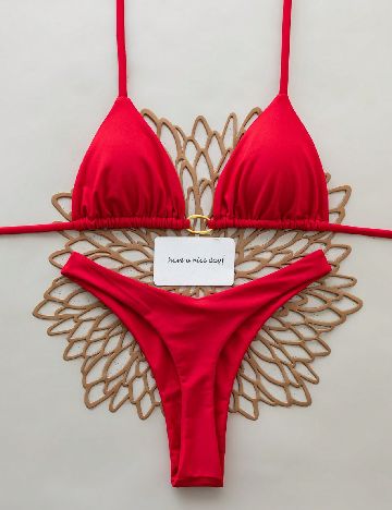 Costum de baie SHEIN, rosu