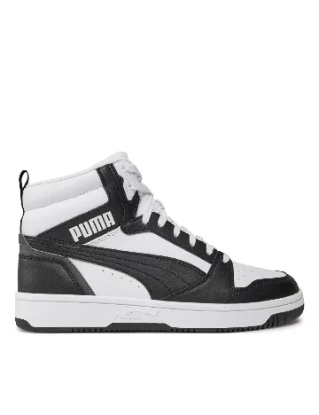 Adidasi Puma, alb/negru