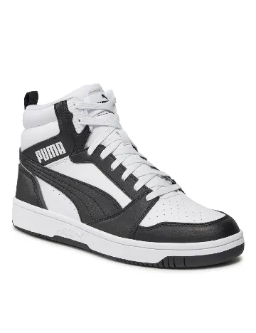 Adidasi Puma, alb/negru