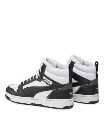 Adidasi Puma, alb/negru
