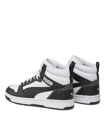 Adidasi Puma, alb/negru