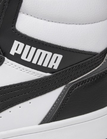 Adidasi Puma, alb/negru