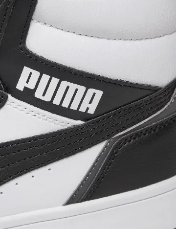 Adidasi Puma, alb/negru