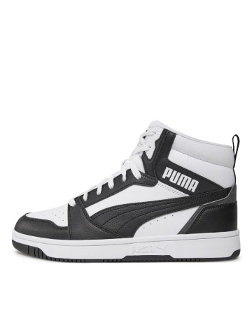 Adidasi Puma, alb/negru