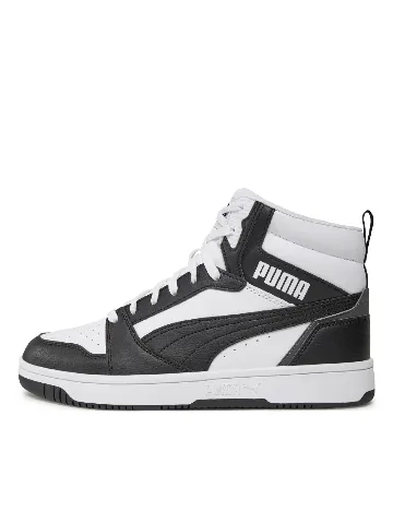 Adidasi Puma, alb/negru