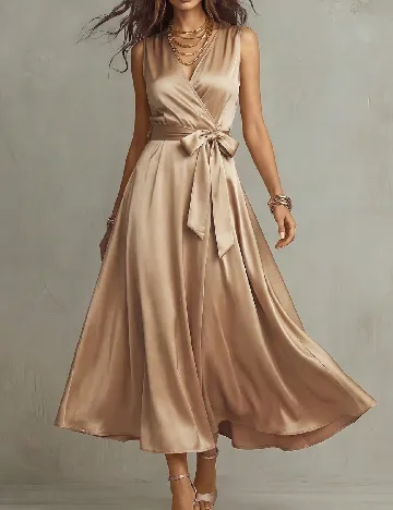 Rochie medie SHEIN, crem