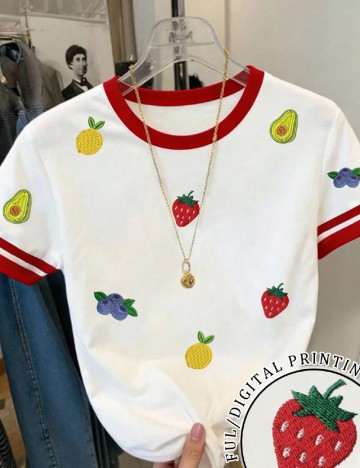 Tricou SHEIN CURVE, alb