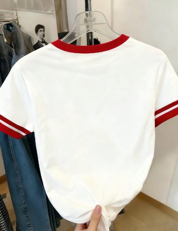 Tricou SHEIN CURVE, alb