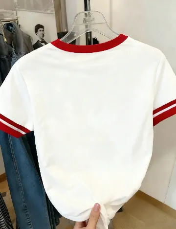 Tricou SHEIN CURVE, alb
