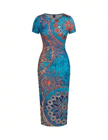 Rochie medie SHEIN, mix culori