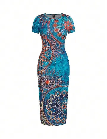Rochie medie SHEIN, mix culori