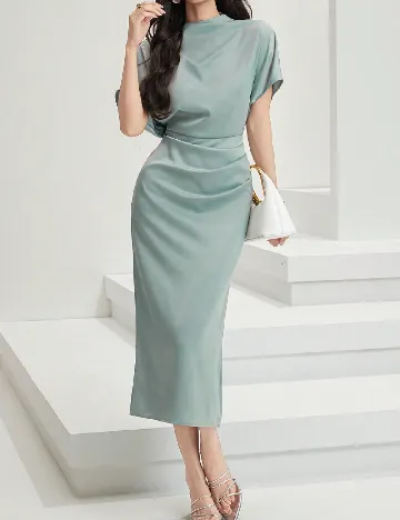 Rochie medie SHEIN, verde